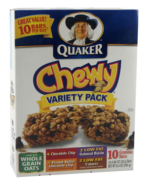 Granola Quaker Chewy Variety 240g